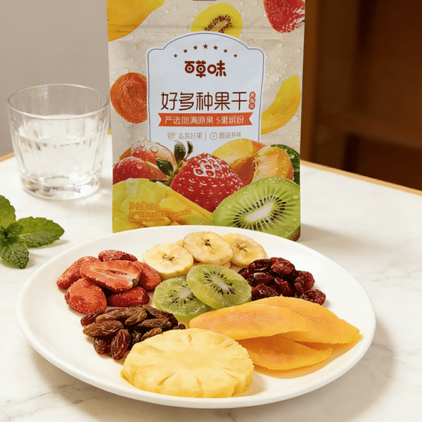 2 Bags Of Mixed Thick-cut Dried Fruits