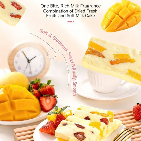 200g Mango Milk Cake And Strawberry Milk Cake