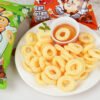 JIUR Wholesale Healthy Snacks Milk Flavored Crispy Semi-Soft Corn Rings Sweet Taste Bag Packaging for Home and Office Use