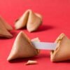 Gold Fortune Cookie Premium Cream Fortune Cookies 1pc