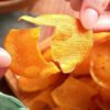 Healthy Crunch 100% Sweet Potato Vacuum-Fried Chips-Premium Fruit & Vegetable Snacks in Bag