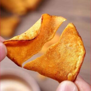 Healthy Crunch 100% Sweet Potato Vacuum-Fried Chips-Premium Fruit & Vegetable Snacks in Bag