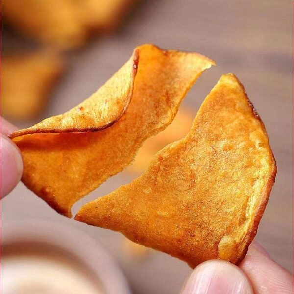 Healthy Crunch 100% Sweet Potato Vacuum-Fried Chips-Premium Fruit & Vegetable Snacks in Bag