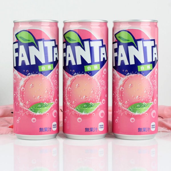 White Peach Flavor Soft Drink Japan Fenta 250ML Carbonated Soda Water Aerated Water Sparkling Water Soft Drinks