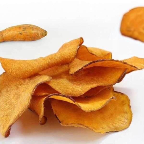 Healthy Crunch 100% Sweet Potato Vacuum-Fried Chips-Premium Fruit & Vegetable Snacks in Bag