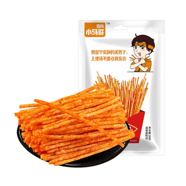 Hot-Selling Good Quality 58g Chinese Latiao Hot Snack Crispy Gluten Strip Spicy Stick