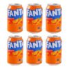 AFanta 330ml Carbonated Energy Drink Orange Fruity Flavor Citric Acid 24 Cans Portable Can Box