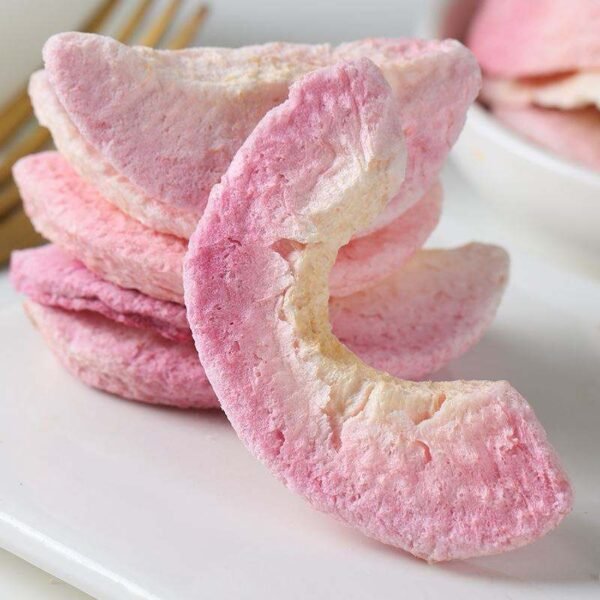 Dehydrated Fruit No Additive Wholesale Snacks Freeze Dried Peach Slice