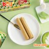 Candy Wholesale Custom Private Label Halal Snacks Crispy Biscuits Stick Matcha Flavor Filling Jam Sandwich Grain Cookies
