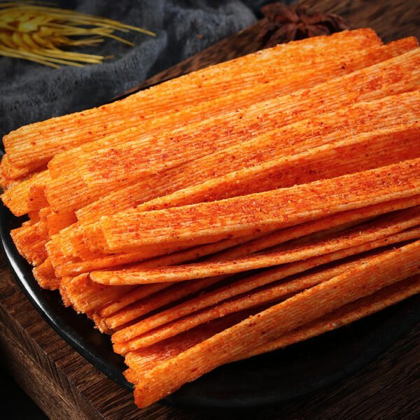 Hot-Selling Good Quality 58g Chinese Latiao Hot Snack Crispy Gluten Strip Spicy Stick