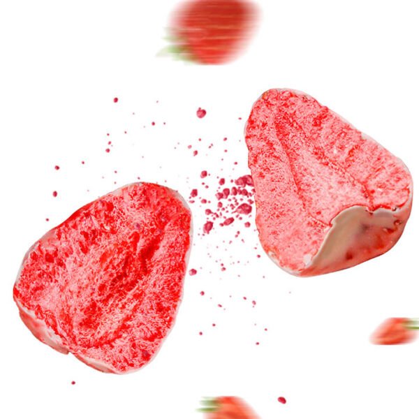Freeze Dried Whole Strawberries Vacuum Packed Sweet Taste