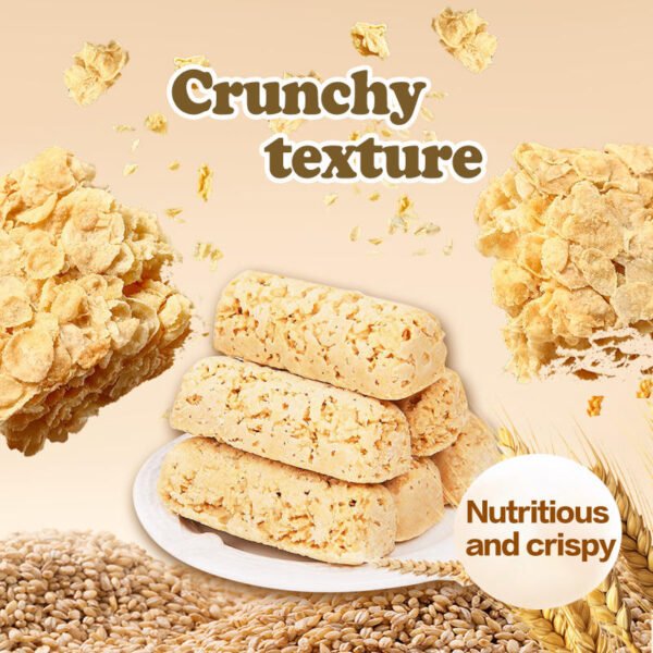 Custom Factory Wholesale Private Label Original Oat Milk Chocolate Crispy Biscuits Stick Solid Candy Bar Sweet for Snacking