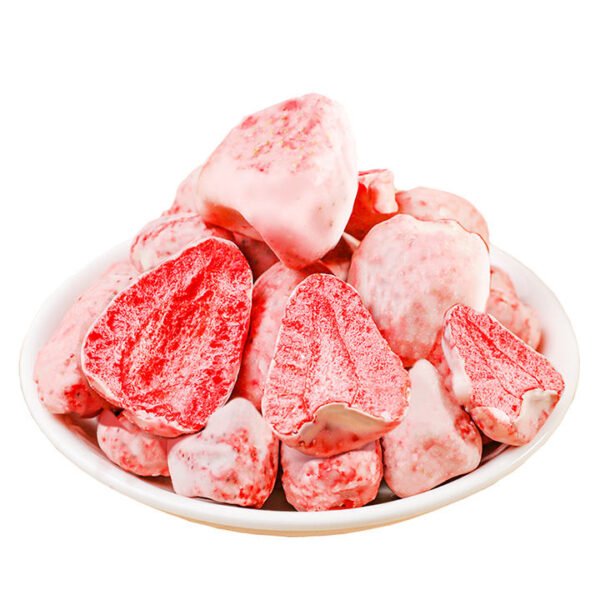 Freeze Dried Whole Strawberries Vacuum Packed Sweet Taste