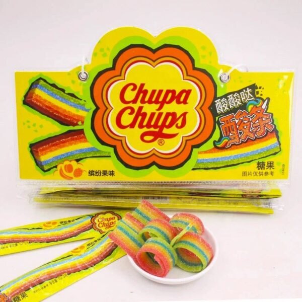 Chupa Chup Juice Gummies Fruity Low-Sugar Box 10.5g Pearl Shape Candy