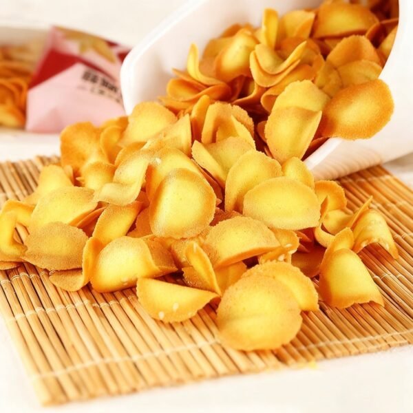 Sweet Flavor Eggs Roll Biscuit Chinese Tradition Crispy Snacks Egg Fried Rolls 100g
