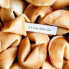 Gold Fortune Cookie Premium Cream Fortune Cookies 1pc