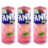 White Peach Flavor Soft Drink Japan Fenta 250ML Carbonated Soda Water Aerated Water Sparkling Water Soft Drinks