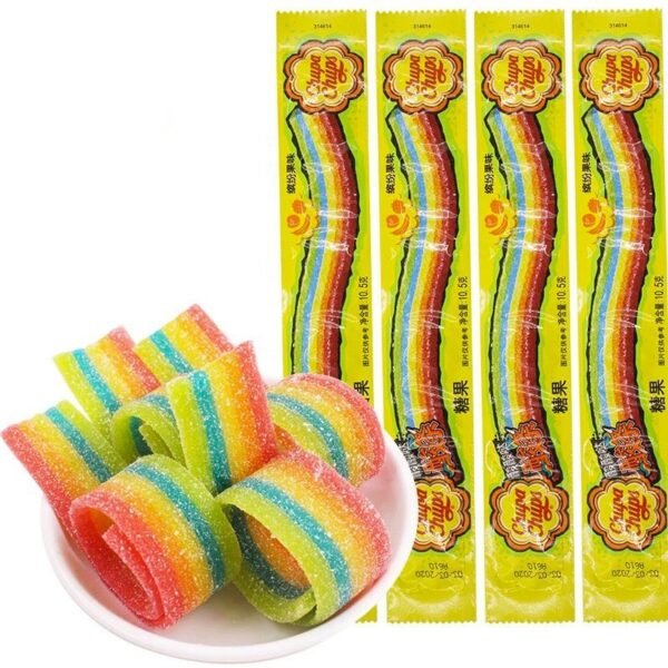 Chupa Chup Juice Gummies Fruity Low-Sugar Box 10.5g Pearl Shape Candy