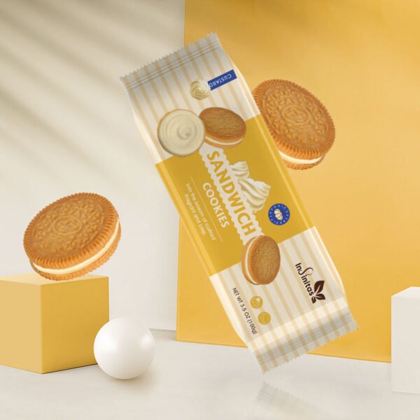 High Quality Sweet Sandwich Cookies Cheese Sandwich Biscuits