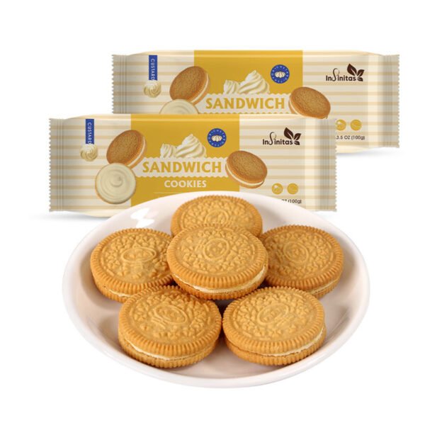 High Quality Sweet Sandwich Cookies Cheese Sandwich Biscuits