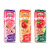 Refreshing Fruit Soda Drinks 320ML Canned Blueberry Sparkling Fruit Juice OEM Private Label Soft Drinks Factory in Vietnam ODM